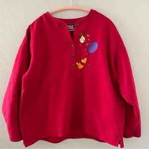 Winnie the Pooh Red Sweatshirt